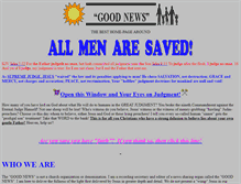 Tablet Screenshot of goodnewsinc.net